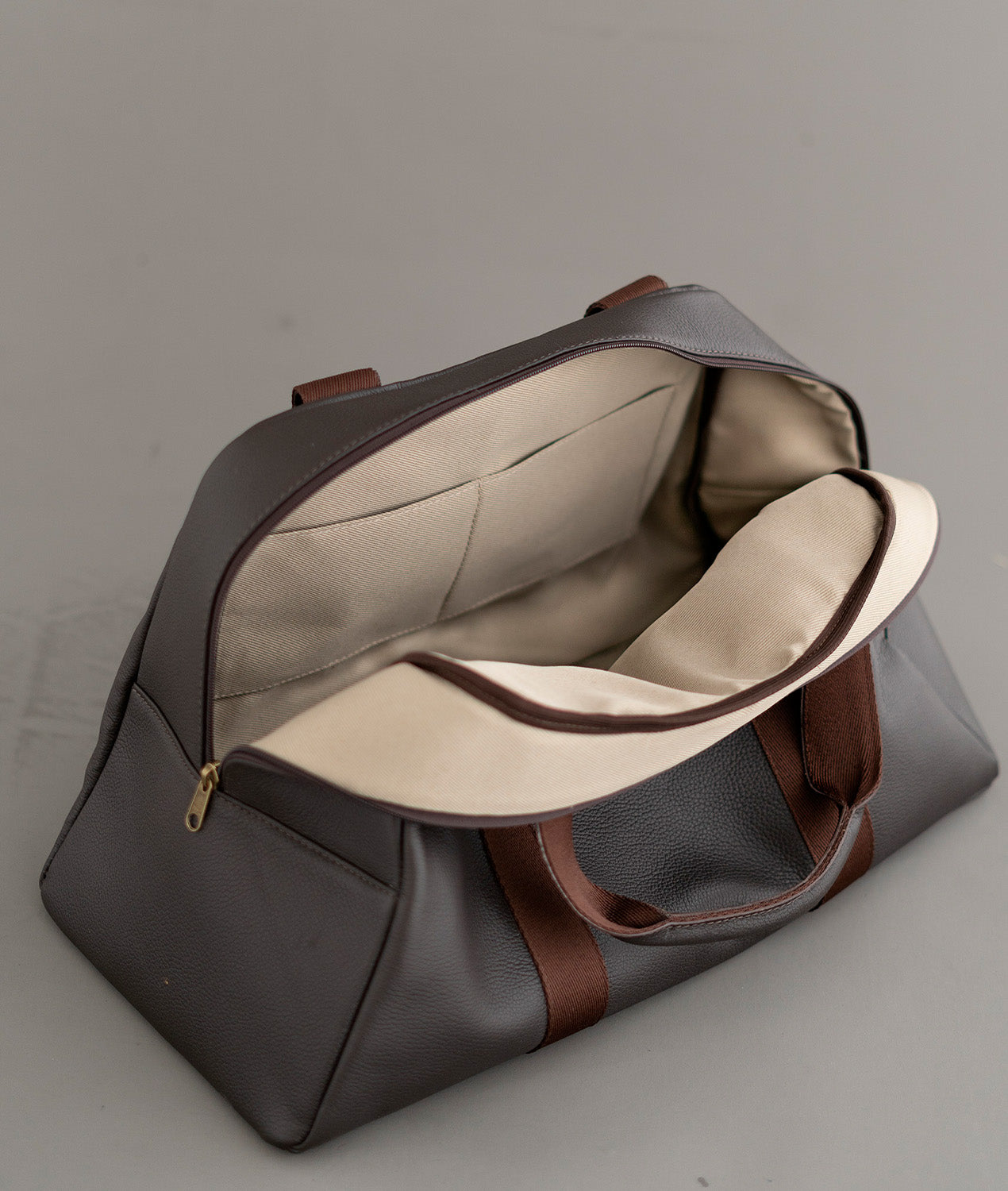 Bolsa em Couro Legítimo Trapezo