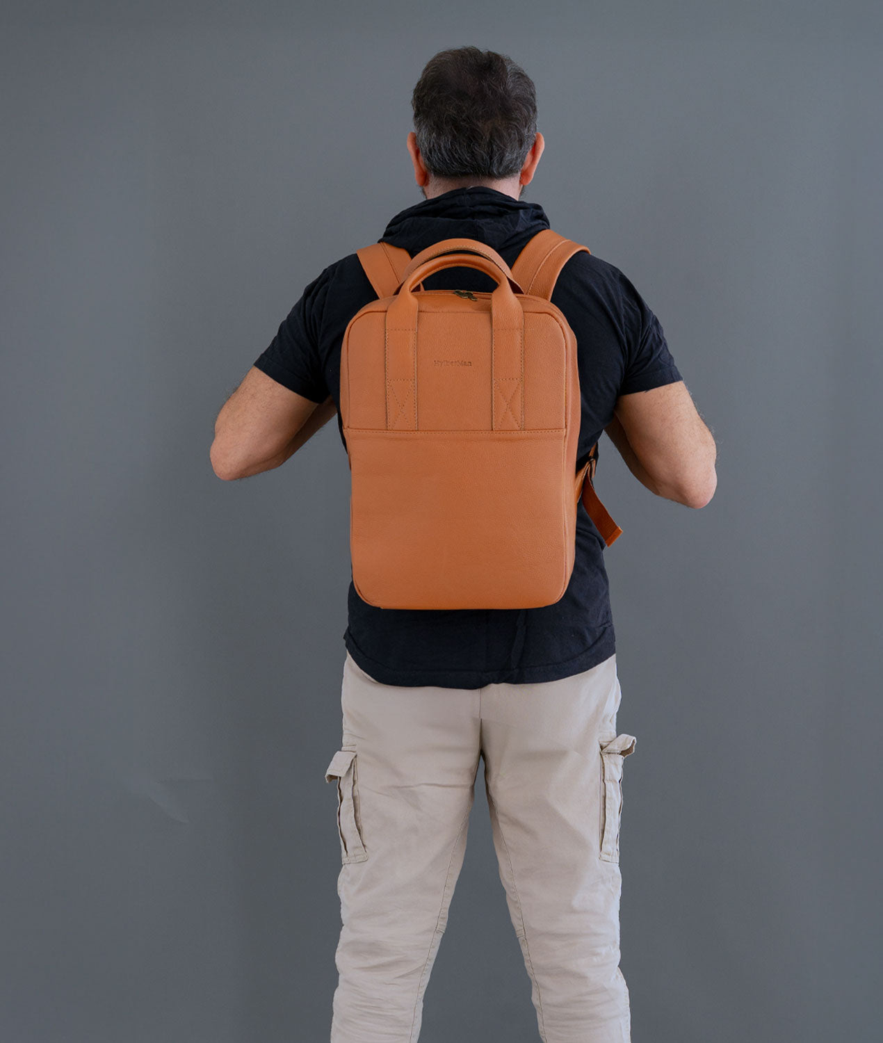 Mochila em Couro Legítimo Slim