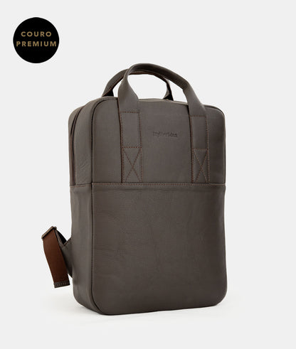 Mochila em Couro Legítimo Slim