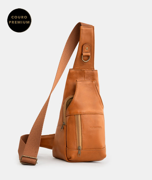 Bolsa Transversal em Couro Legítimo Creta